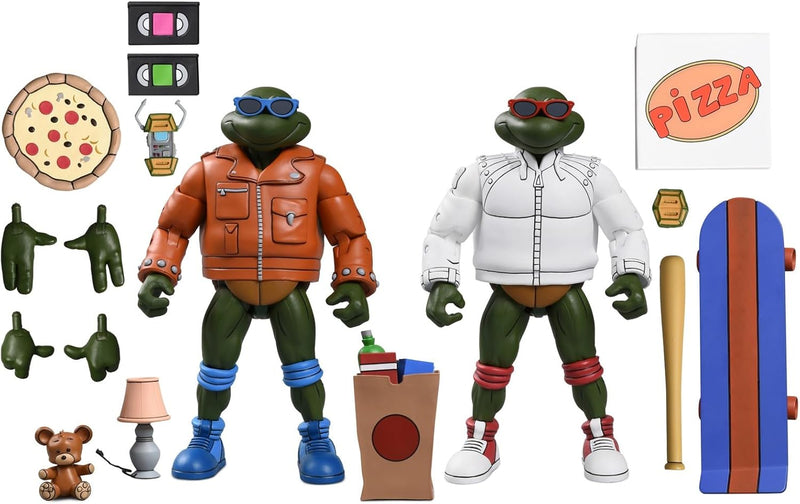 TMNT Cartoon Punk Leo And Punk Raph 7" Scale Action Figures 2-Pack Teenage Mutant Ninja Turtles (view 3)