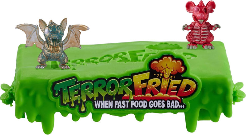 Terror Fried Nasty Nibbles, Gross collectables with slime, packaging shot