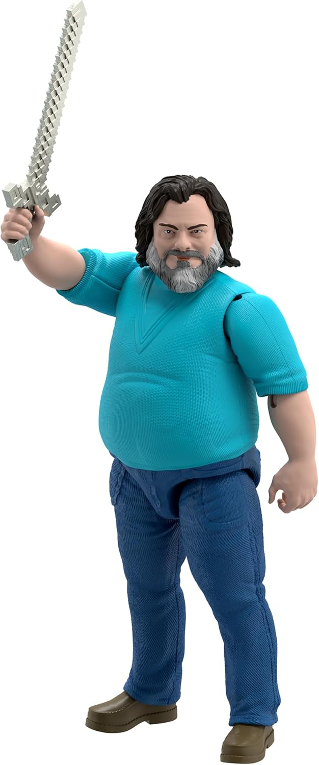 Minecraft Movie Large Scale Steve Action Figure - Image 5