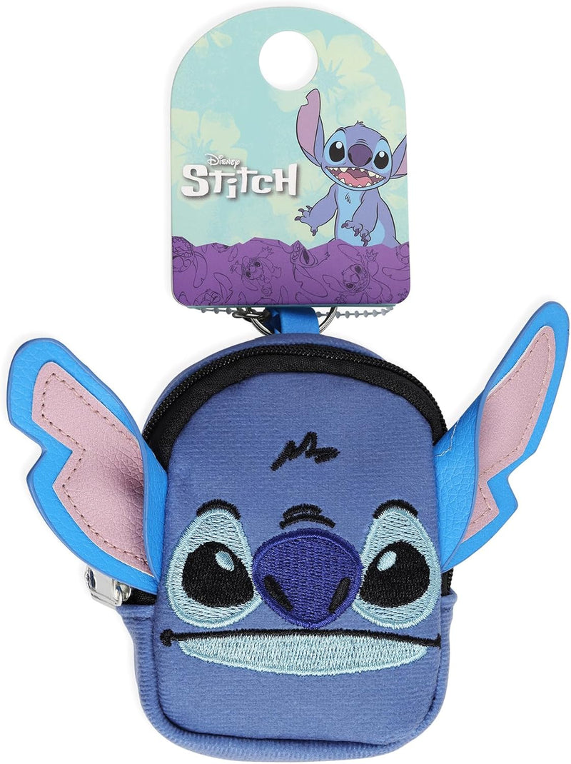 Disney Lilo & Stitch Blue Mini Backpack Keychain - Image 3