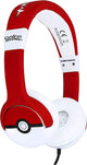 OTL Wired Kids Pokeball Headphones