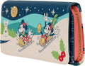 Loungefly - Disney Mickey & Minnie Holiday Flap Wallet alternate view