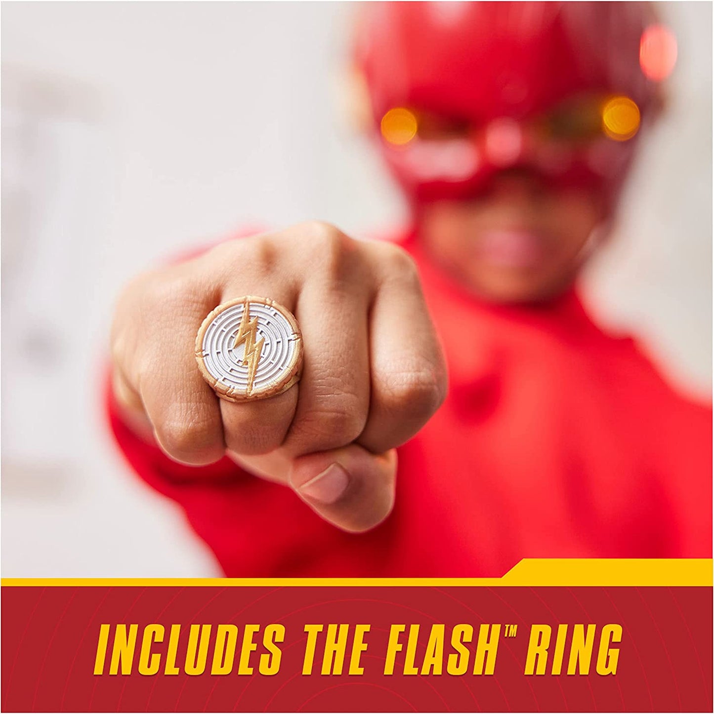 DC Comics The Flash Iconic Mask with Visor and Ring Hero Set