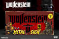 Doctor Collector Wolfenstein 'The New Colossus' Metal Sign, rear view