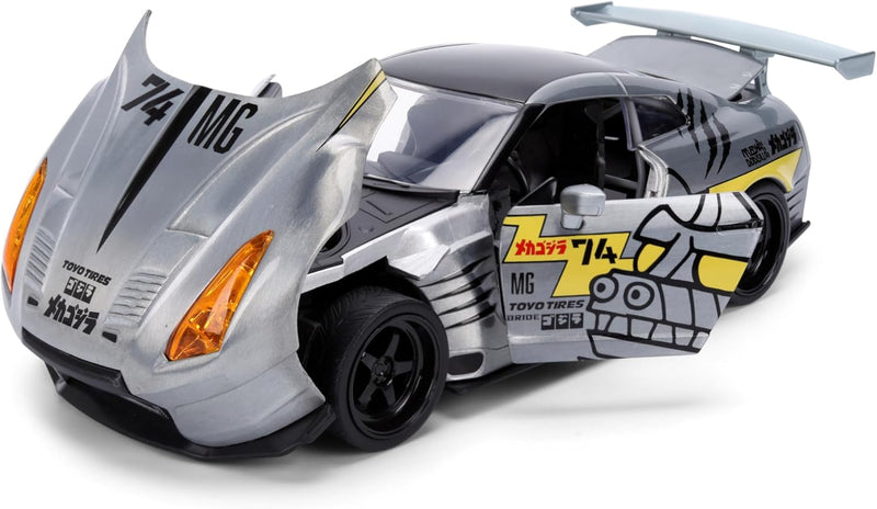 Jada Godzilla Nissan GTR 1:24 Die Cast Model Car - Image 4