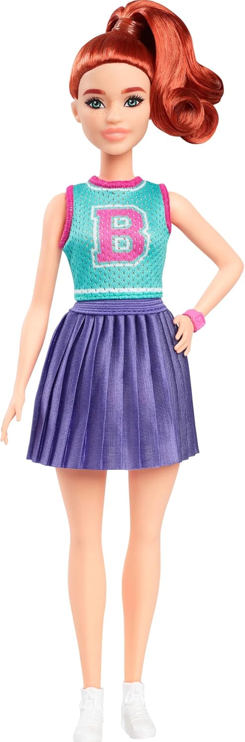 Barbie Red Hair & Jersey Top Fashion Doll