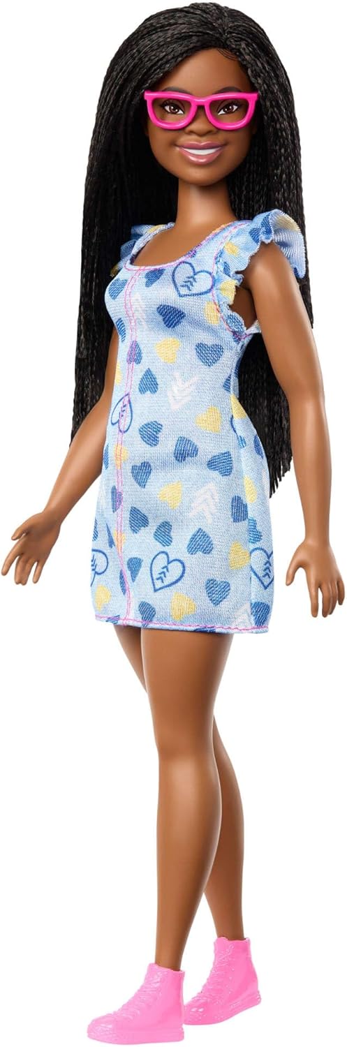 Barbie - Black Hair & Blue Dress Fashion Doll