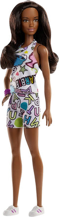 Barbie Crayola Colour-In Fashion Doll, side angle