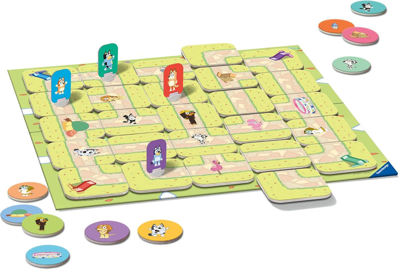 Ravensburger Bluey - Labyrinth Junior, side angle