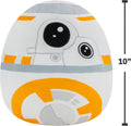 Squishmallows 10 Soft Plush Star Wars BB8, close-up detail