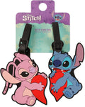 Disney Angel & Stitch Love Heart Luggage Tag Set - Image 4