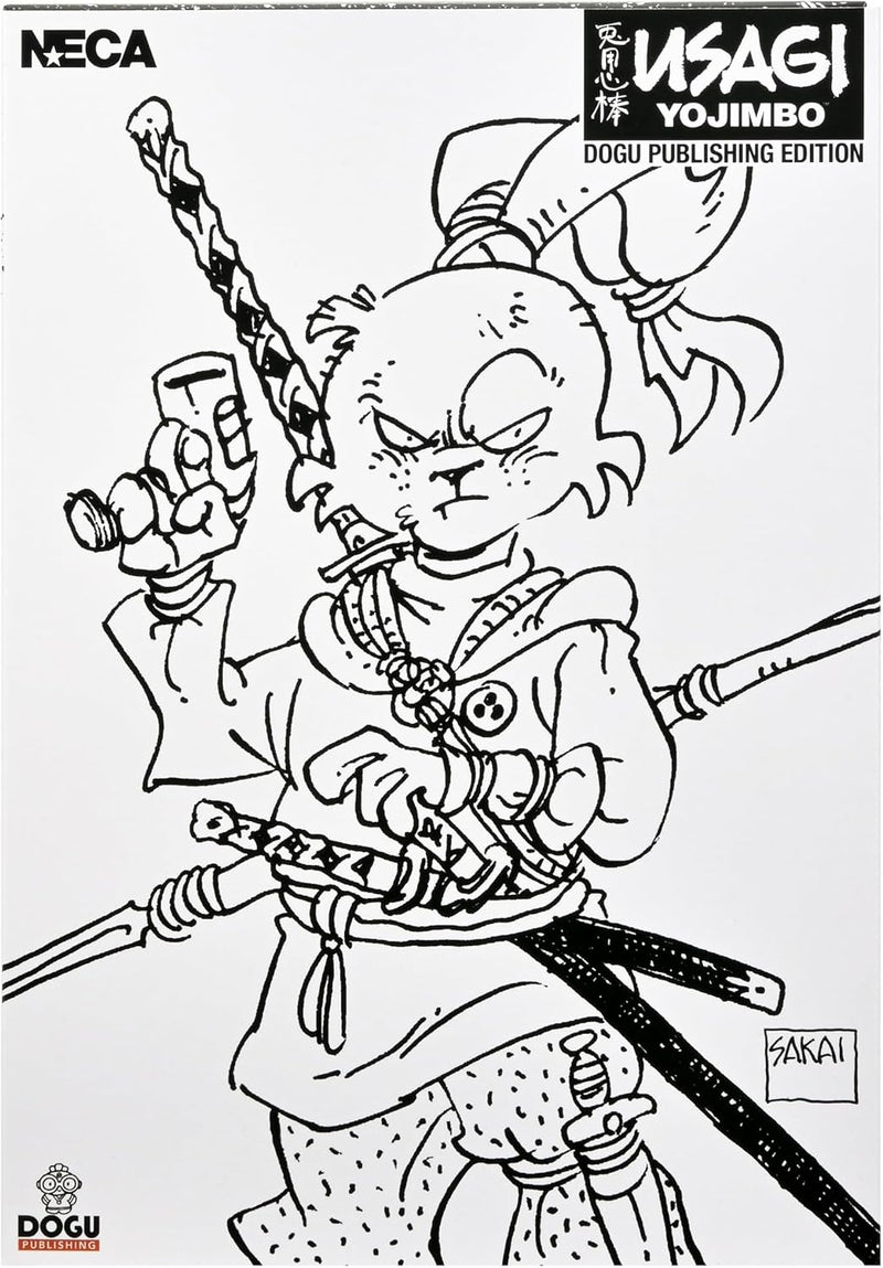 Usagi Yojimbo Space Usagi Yojimbo B/W 7" Scale Action Figure (view 3)