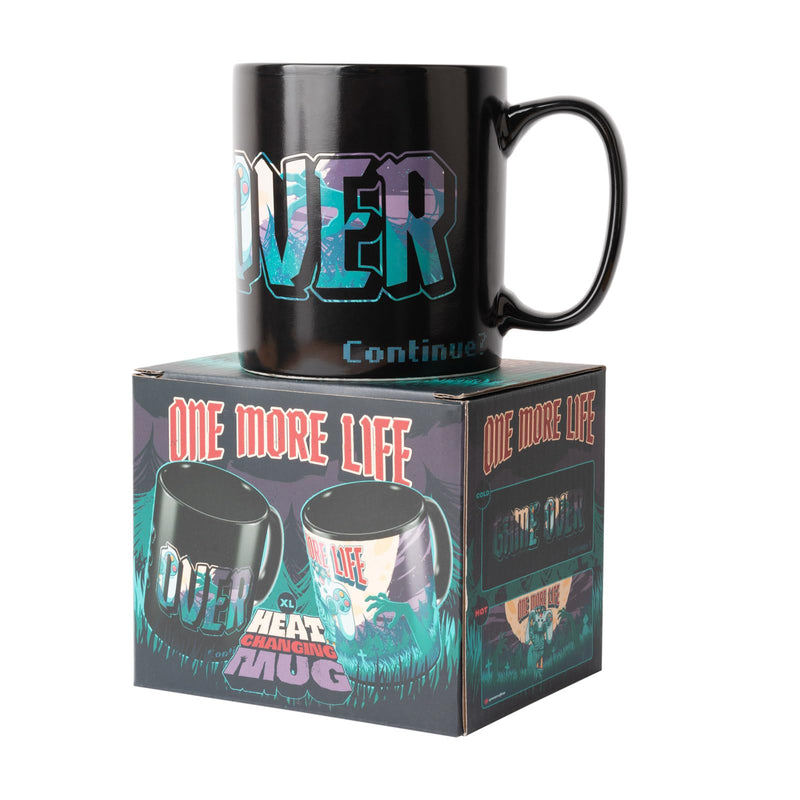 Gameration One More Life XL Heat Changing Mug side angle