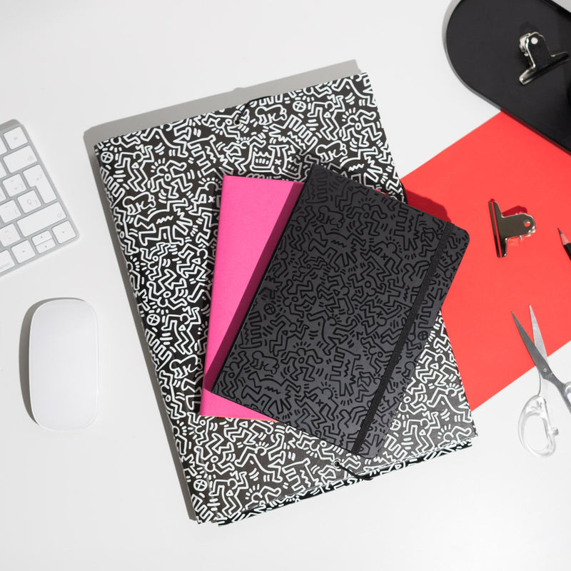 Keith Haring Premium A5 Notebook design detail