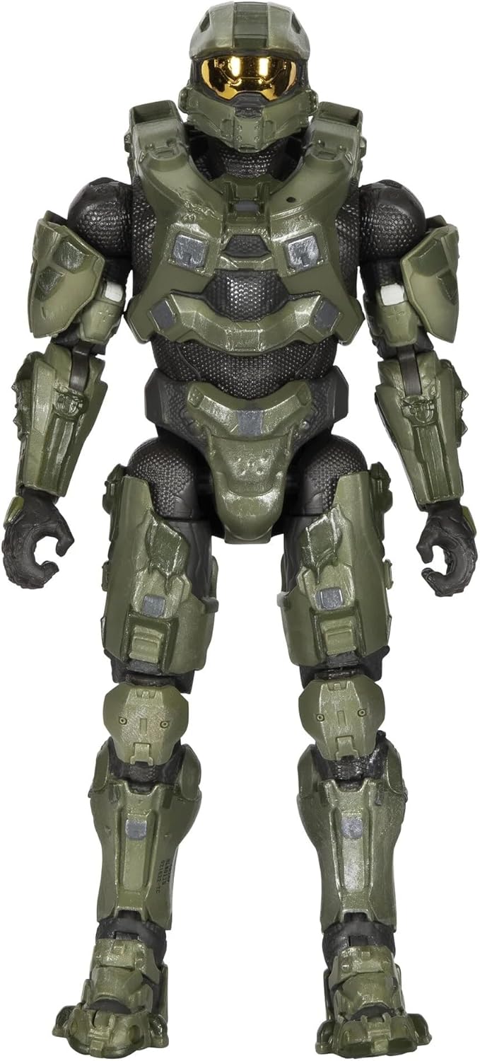 Halo The Spartan Collection Series 6 Master Chief 6.5 Action Figure, close-up detail