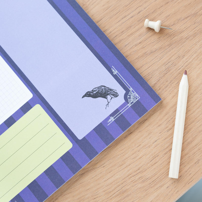 Wednesday A3 Weekly Planner design detail