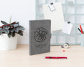 Game of Thrones Targaryen House Premuim A5 Notebook with Projector Pen close up detail
