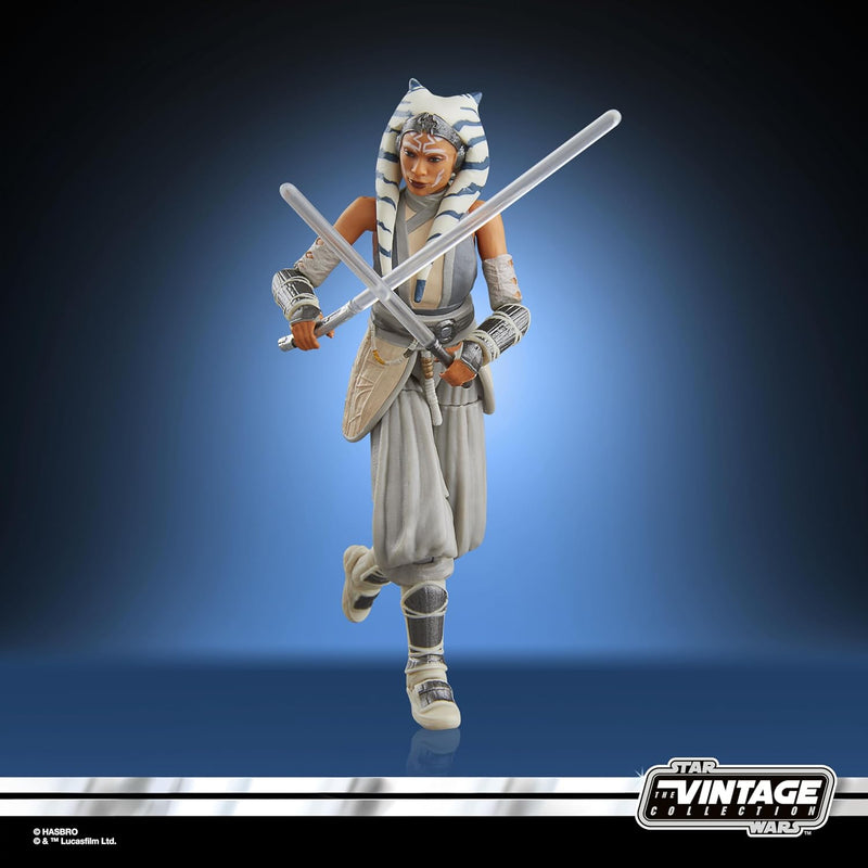 Star Wars The Vintage Collection Ahsoka Tano (Peridea) Action Figure, in display