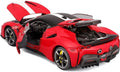 Bburago Ferrari Signature SF90 STRADALE Super Car, close-up detail