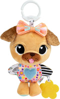Lamaze Lovey the Pug Clip and Go Sensory Toy