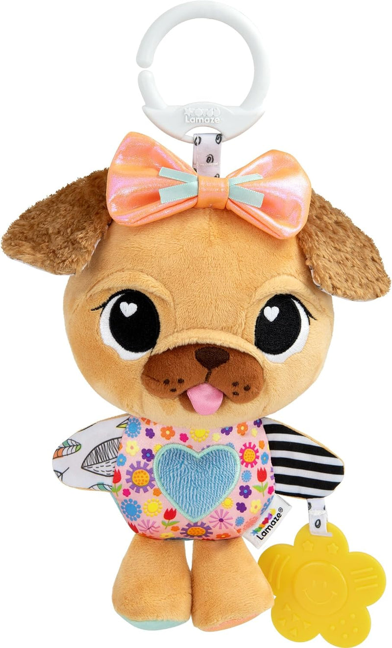 Lamaze Lovey the Pug Clip and Go Sensory Toy