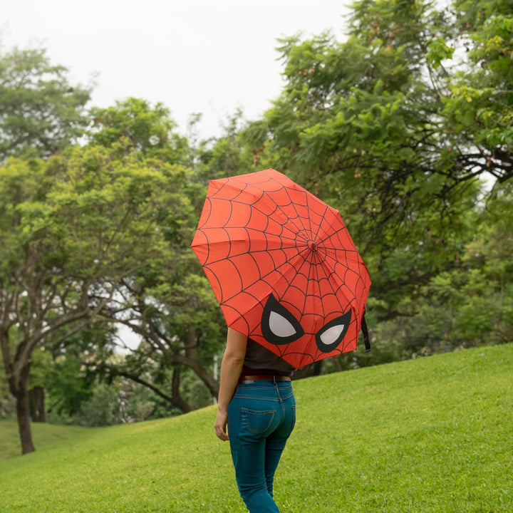Marvel Spider-Man Lightweight, Foldable Travel Umbrella