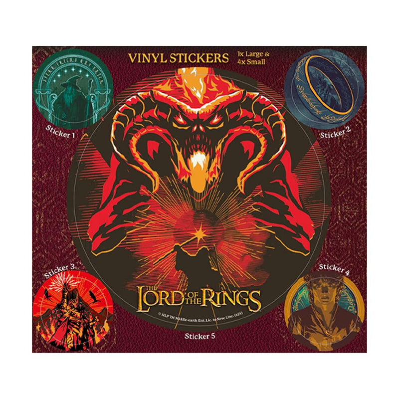The Lord Of The Rings Stickers, side angle