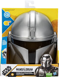 Star Wars Hasbro The Mandalorian Electronic Mask, close-up detail