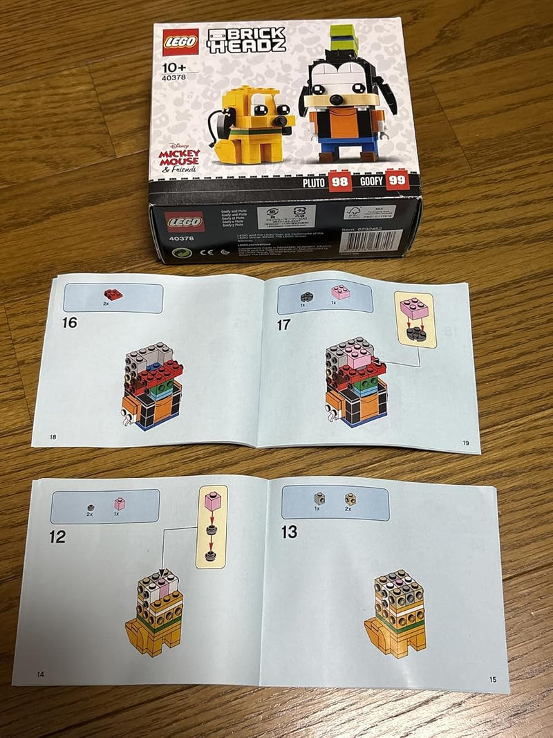 LEGO BrickHeadz 40378 Goofy & Pluto