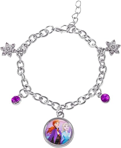 Disney Silver Plated Frozen Charm Bracelet