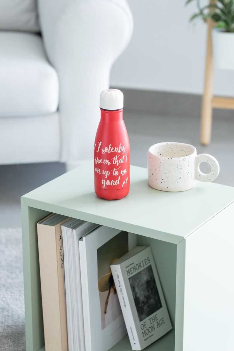 Harry Potter Hot & Cold 260ml Metal Bottle side angle