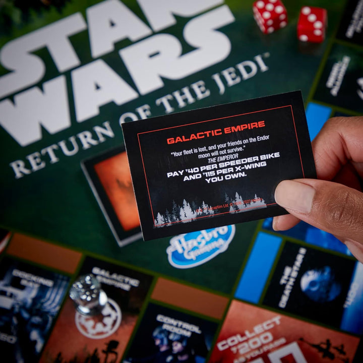 Monopoly Star Wars Episode VI Return of the Jedi 40th Anniversary Edition Board Game