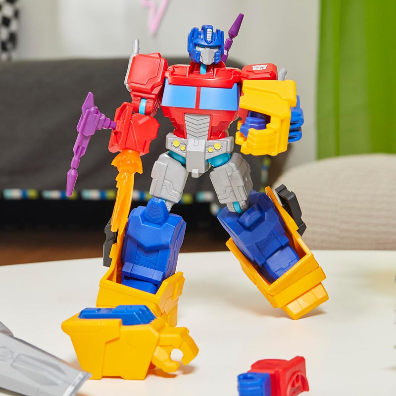 Transformers Mixmashers Deluxe Optimus Prime Action Figure - Image 11