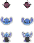 Disney Lilo & Stitch Trio Brass Earring Set