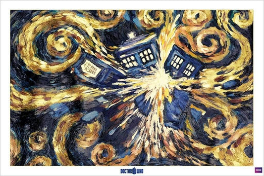 Doctor Who Exploding Tardis Poster