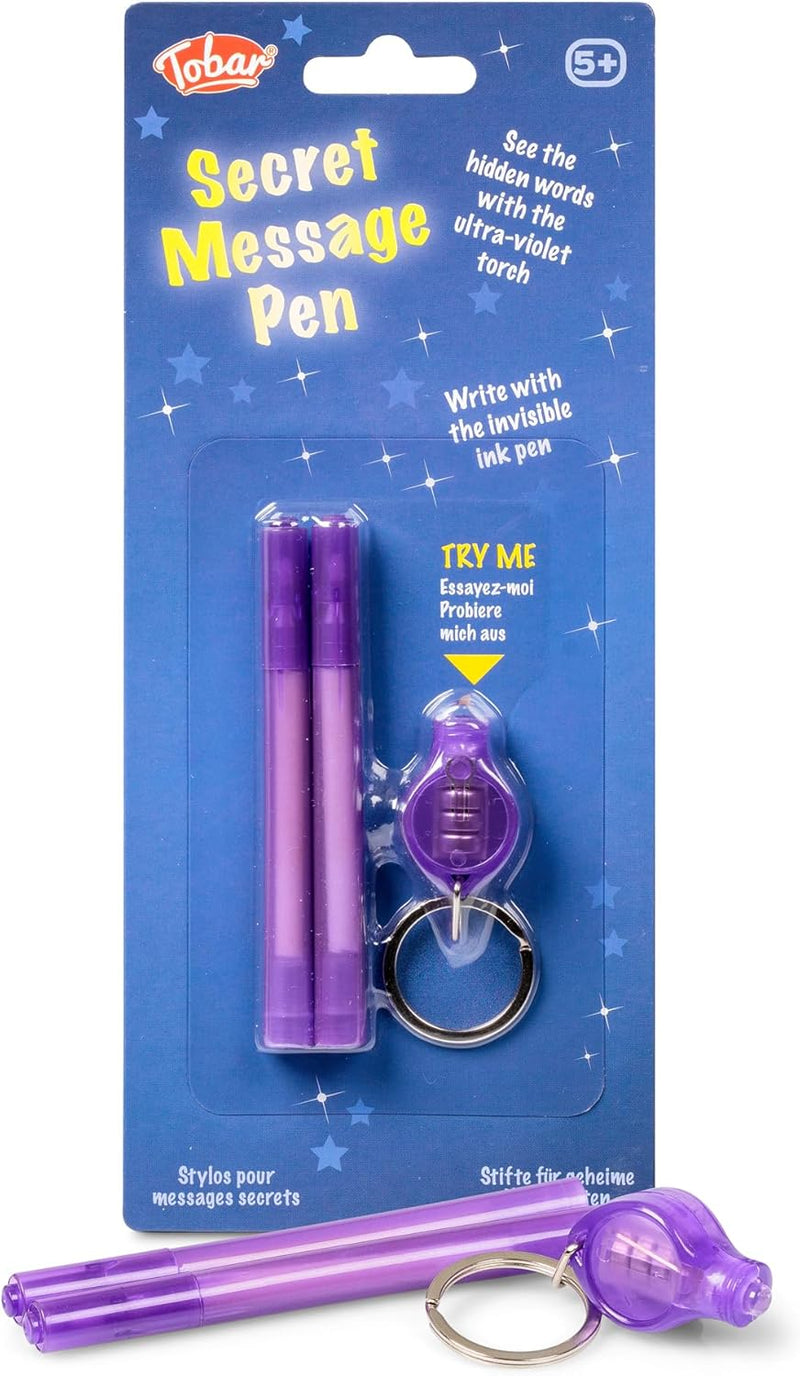 Secret Spy Pen Invisible Ink Torch Message Writer
