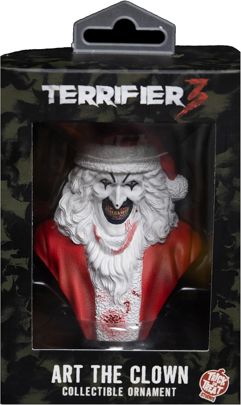 Terrifier 3 Santa Art the Clown Holiday Horrors Ornament front view