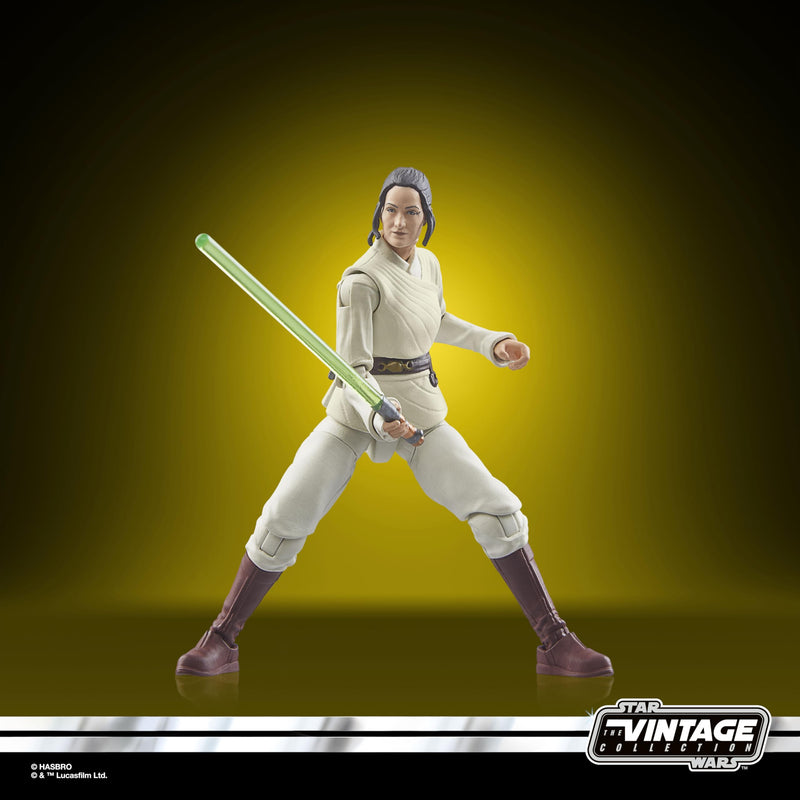 Star Wars The Vintage Collection The Acolyte Jedi Master Ind, in display