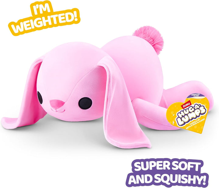 Hug-A-Lumps Weighted Plush Hazel the Pink Bunny