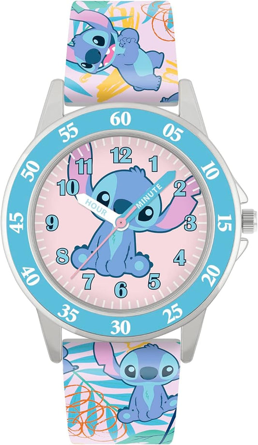 Peers Hardy Disney Lilo & Stitch Blue Time Teacher Strap Watch