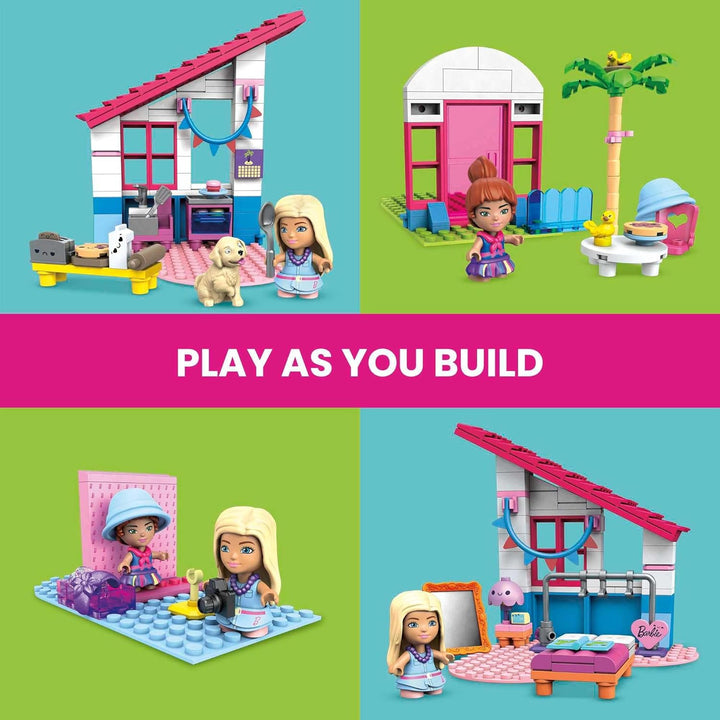 Barbie MEGA Barbie Malibu House Building Set