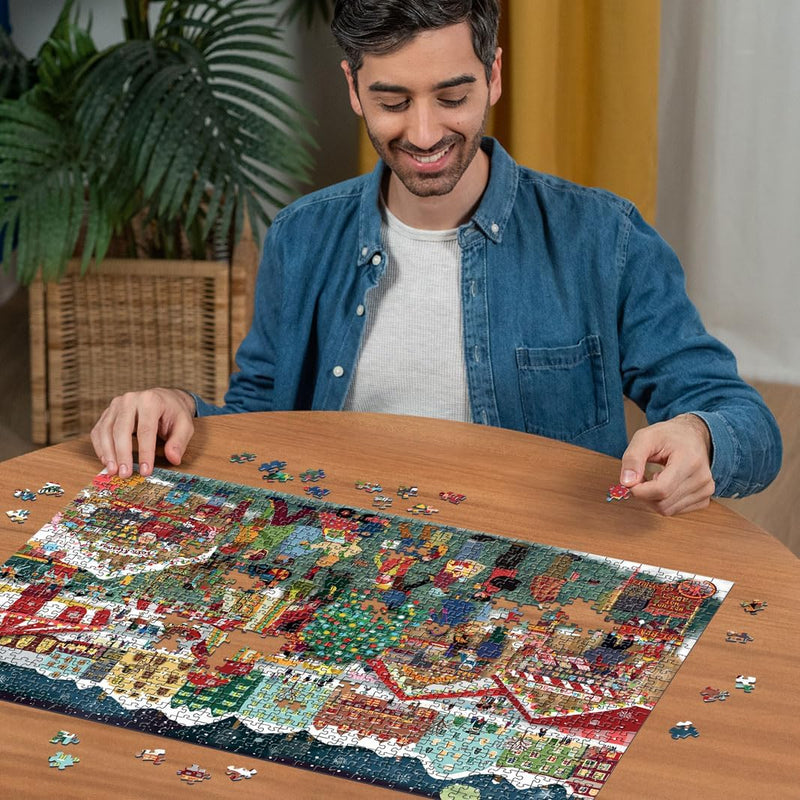 Ravensburger Christmas Market 1000pc Jigsaw Puzzle - Image 3