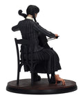 Wednesday - Wednesday With Cello 15CM Pvc Figure (Addams Fam, rear view
