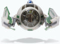 Star Wars Micro Galaxy Squadron Yoda's Jedi Starfighter, close-up detail