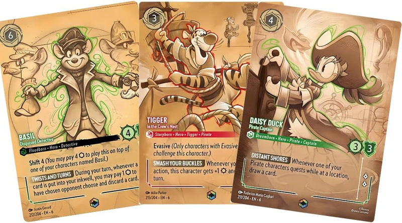Disney Lorcana TCG Azurite Sea Set 6 - Booster Pack, alternate view