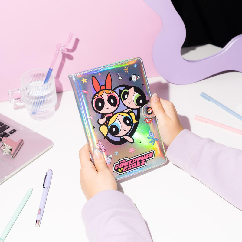 The Powerpuff Girls Premium A5 Notebook With Pen side angle