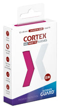 Ultimate Guard Cortex Sleeves Matte Pink Japanese Size 60, side angle