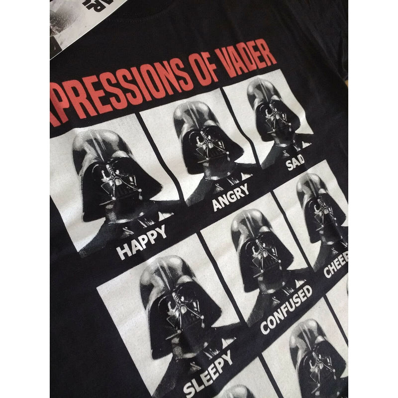 Star Wars Expressions Of Vader T-Shirt, side angle