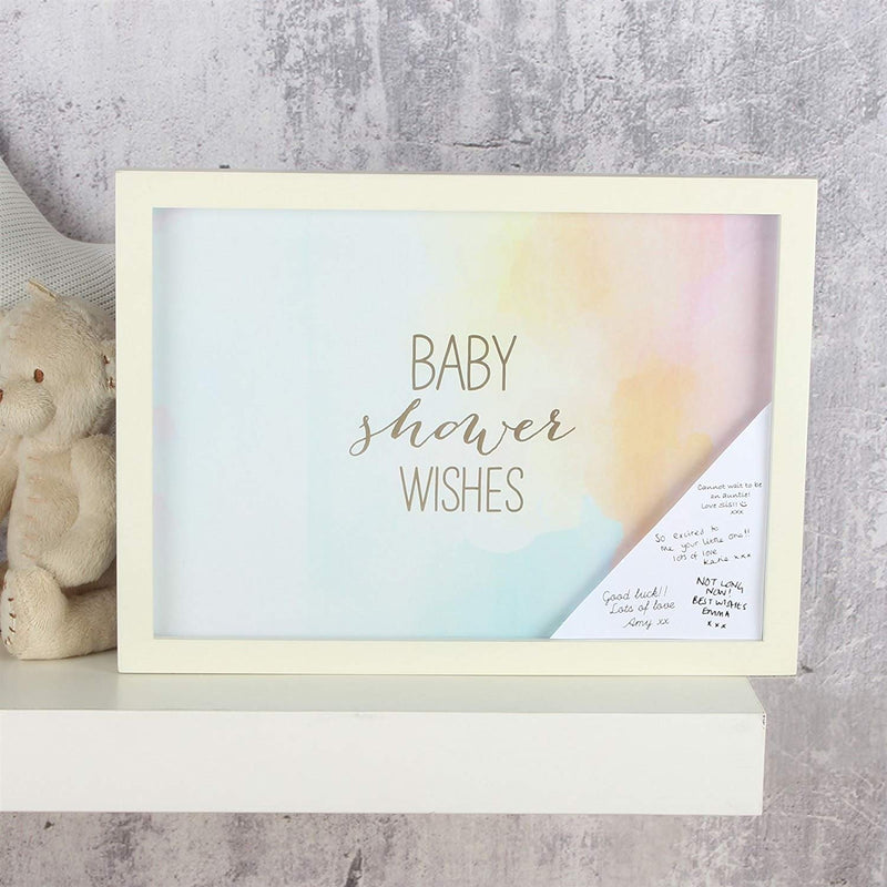 Widdop Bingham and Co Ltd Baby Shower Wishes Frame collectible from hanrattycraftsgifts.co.uk