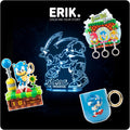 Sonic The Hedgehog Speed Crcuit Led Table Lamp design detail